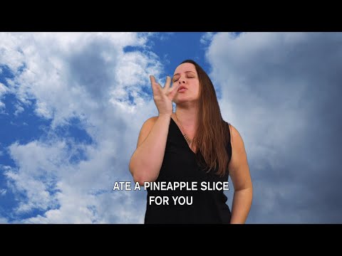 Tove Lo - Pineapple Slice with SG Lewis (ASL Video)