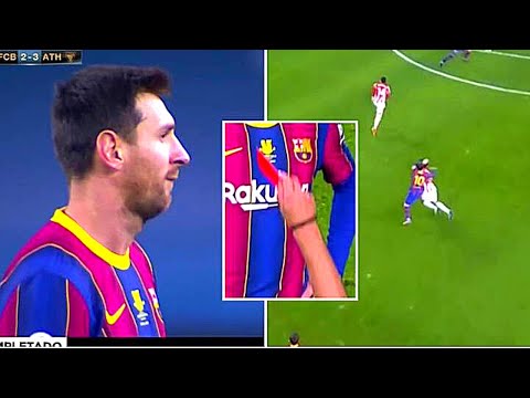 Lionel Messi Gets A Red Card as Barcelona lose Spanish Super Cup to Athletic Bilbao