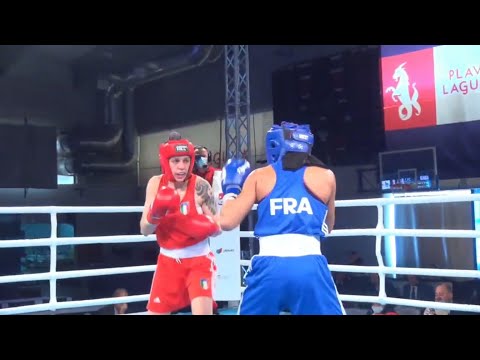 Finals (W57kg) TESSARI Biancamaria (ITA) vs  GROSY Sthelyne (FRA) | EUBC U22 POREČ 2022