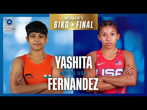 Yashita YASHITA (IND) vs. Taina FERNANDEZ (USA) | U17 WORLD CHAMPIONSHIPS 2025 | WW 61Kg Gold Medal