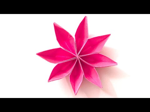 Post-it Origami Flower - Sticky Note Origami