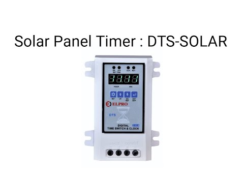 Elpro Solar Panel Timer
