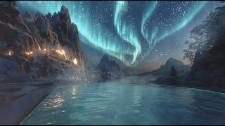 🌌Aurora Bathhouse in the Arctic Night