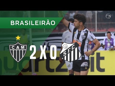 ATLÉTICO-MG 2 x 0 SANTOS - GOLS - 20/10 - CAMPEONATO BRASILEIRO 2019
