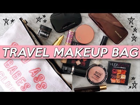 ✈️ WHAT'S IN MY TRAVEL MAKEUP BAG! (AVOID Overpacking!) | Jamie Paige