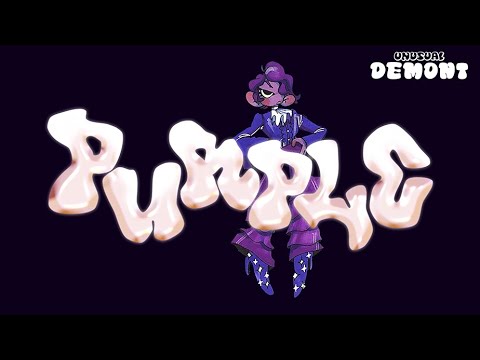 Unusual Demont - 'Purple' (Official Lyric Visualizer)