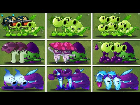 Best Random 9 Team Plants & Mint Battles - Who Will Win? - PvZ 2 Team Plants vs Team Plants
