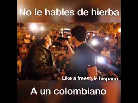 Ñko(colombiano) vs  Enzo(Perú) freestyle batallas de gallos