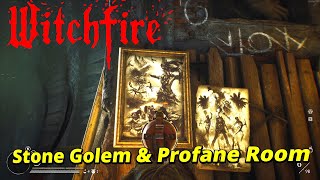 Witchfire Stone Golem Fight & Profane Study