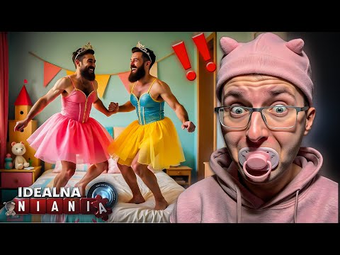 PRZEBIERAŃCE SKACZĄ PO ŁÓŻKU DZIECKA*idealna niania*