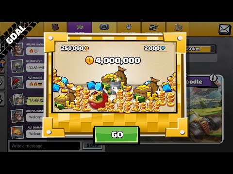 ???? ROAD TO 4 MILLION COINS ! IN - Hill Climb Racing 2