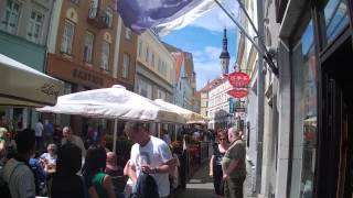 walking tour of old town tallinn, Estonia