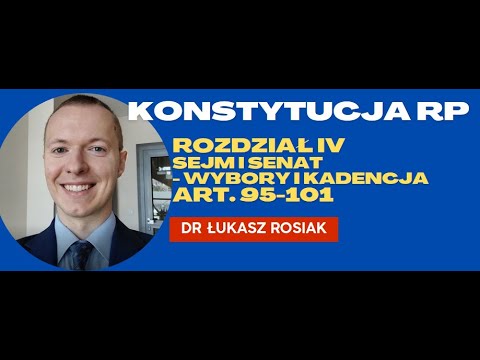 Constitution of the Republic of Poland: Chapter IV: Sejm and Senate - elections and term of offic...