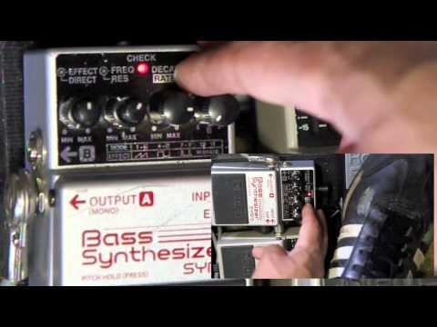 BOSS SYB-5 Bass Synthesizer + EV-5 Runthrough Demo