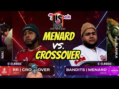 SF6: MENARD (Blanka) vs CROSSOVER (Mai) | Street Fighter League US 2025