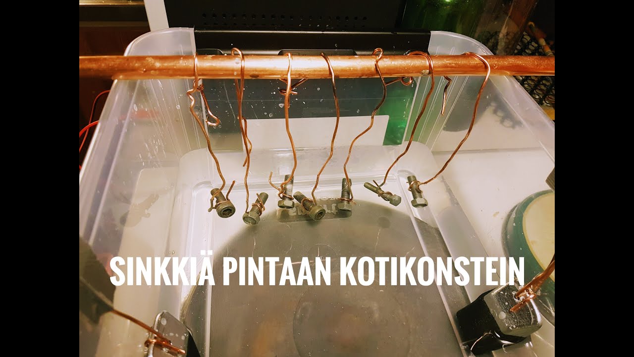 Sähkösinkitys kotikonstein 1/2