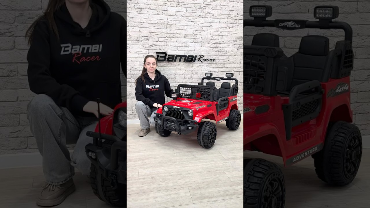 Дитячий електромобіль джип M 6270EBLR–8(24V) 2×45W 24V8AH рожевий