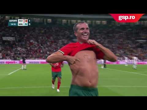 SUMMARY » Legends Charity Game | Portugal Legends vs Hagi, Kaka and the Legends of the World 4-1