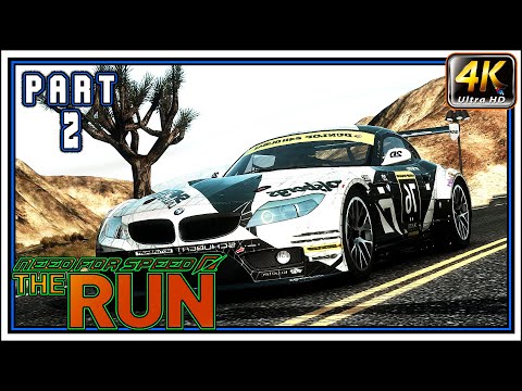 NEED FOR SPEED THE RUN Gameplay Walkthrough PART 2 - Death Valley [4K 60FPS] - No Commentary