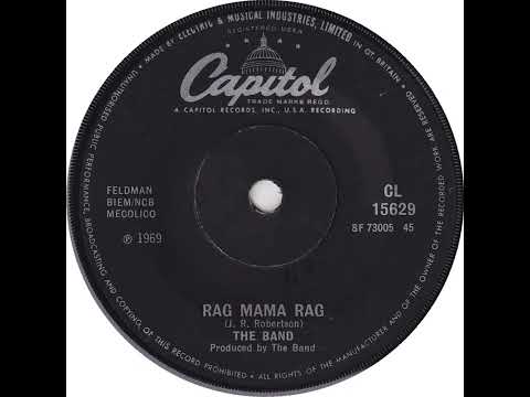 UK New Entry 1970 (69) The Band - Rag Mama Rag