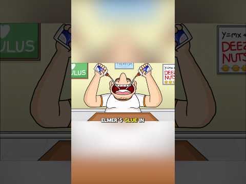 The Glue Eater! SML ANIMATION #shorts #sml #animation