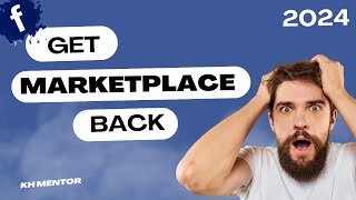How to Get Facebook Marketplace Back in Android/iPhone 2024 || How to Get Marketplace on Facebook