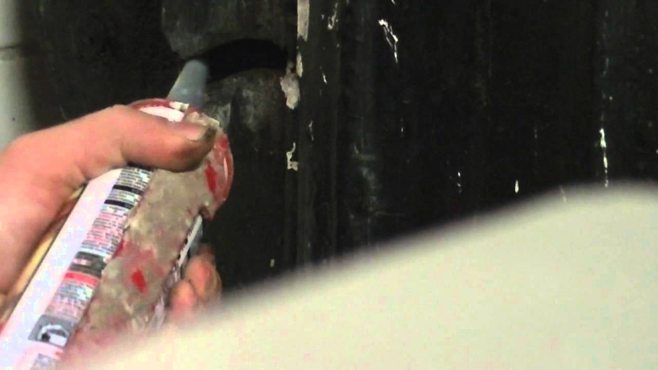 Réparer une fissure sur insert cheminée poele et chaudière
