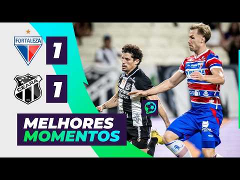 MELHORES MOMENTOS | FORTALEZA 1x1 CEARÁ | Tudo igual no primeiro jogo da final
