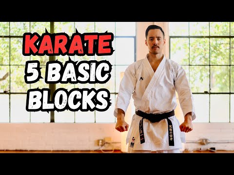 KARATE 5 BASIC BLOCKS 🥋⛩️ | SHOTOKAN KARATE