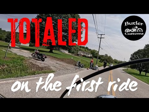 Dad wrecked the 1977 Honda CB750 Chopper on his first ride! Butler Customs