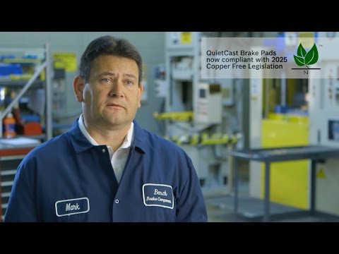 Copper Free Brake Pads from Bosch