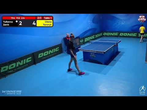 18:30 Yulianna Zanik 3-0 Olena Taranyk West 3 WIN CUP 21.11.2022 | TABLE TENNIS WINCUP