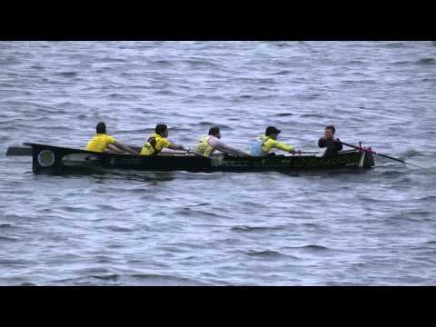 Regata en Vilaxoán: Absoluto (28/II/2015 - Remo, Batel - Vilaxoán, Vilagarcía de Arousa, Galicia)