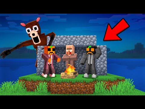 Jardred y Mauricio Atrapados en Una ISLA MISTERIOSA en Minecraft!
