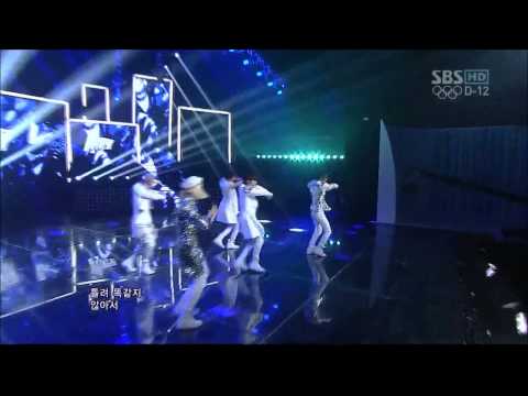 NU'EST- Not Over You & Action @ Comeback Stage (15 July,2012)