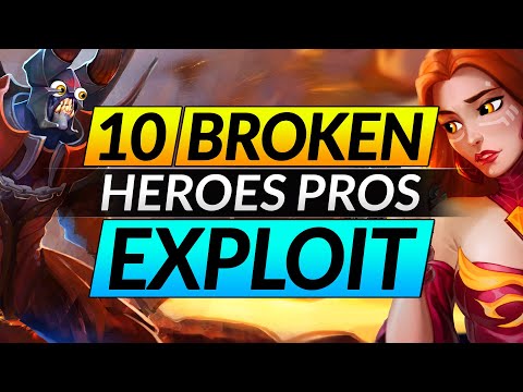 Top 10 SUPER BROKEN Heroes PRO's Are ABUSING: NEW Meta BEST PICKS - Dota 2 Drafting Guide