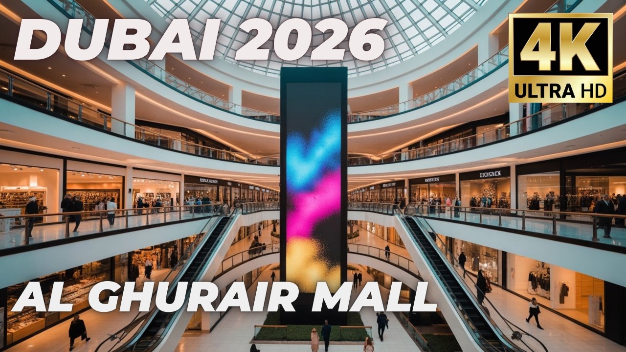 Dubai [4K] Al Ghurair Centre Mall , First Shopping Mall in Dubai Walking Tour 2026 🇦🇪