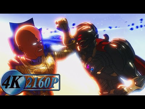 Ultron vs. The Watcher Fight Scene [Dr. Strange Supreme Helps] [No BGM] | What If...?