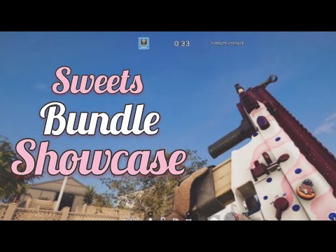 SWEETS BUNDLE SHOWCASE (Tom clancy's Rainbow six seige) (waffle cone camo+kawaii doughnut charm)