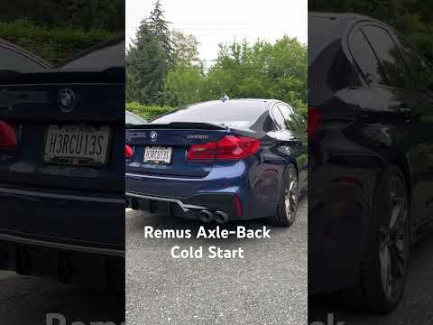 BMW M550i Remus Exhaust