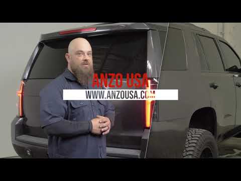 Anzo USA 2015-2020 Chevy Suburban/ Tahoe Full LED Tail lights with Sequential Signal