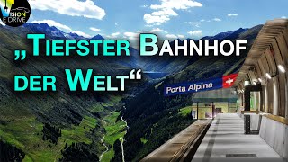 Porta Alpina - Der Bahnhof IM Gotthard, der NIE gebaut wurde!