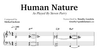 Steven Parry plays Human Nature