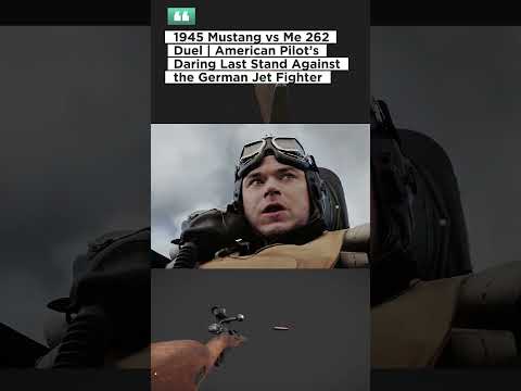 1945 Mustang vs Me 262 Duel | American Pilot’s Daring Last Stand Against the German Jet Fighter