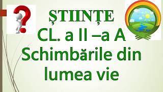 Schimbările din lumea vie