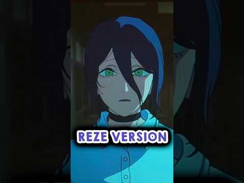 Разница между версией Iris Out Reze и версией фильма 😱💥#шорты #бензопила #аниме