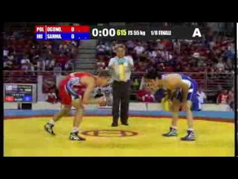 Y.Sarmasti (IRI) vs T.Ogonowski (POL) 55kg 1/8 Final - 2013 Junior World Championships