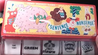 Sentence Nonsense Tomy Pocket Game Review - The No Swear Gamer