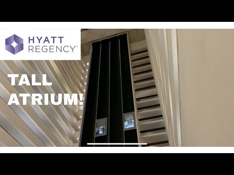 (4K) Amazing Scenic Kone Traction Elevators at Hyatt Regency - Downtown Indianapolis, IN