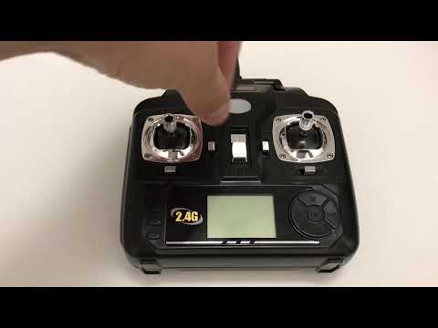Syma X5C-1/Syma X5SW Transmitter Explained